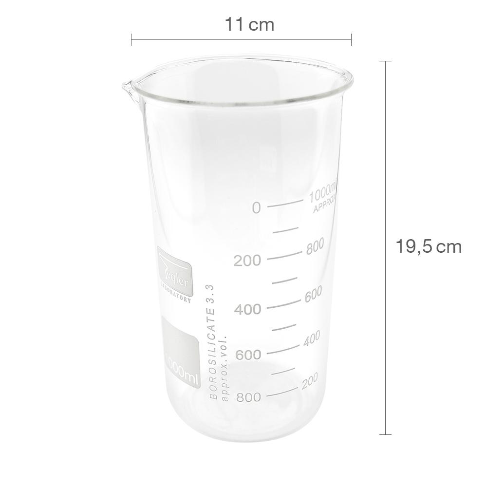 TEQLER | Becherglas hoch 1000ml (T135835)